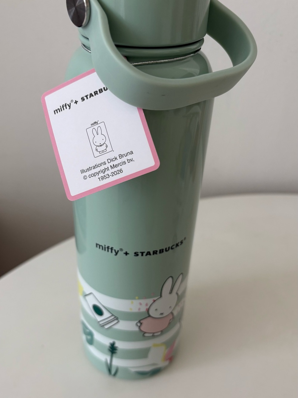 Starbucks Kids Green Miffy Insulated Bottle